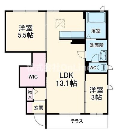 若江岩田駅 徒歩13分 1階の物件間取画像